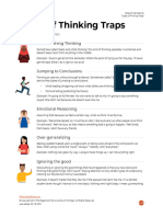 Types of Thinking Traps - Cognitive Distortions 