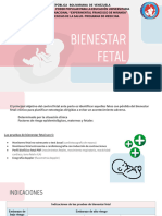 Bienestar Fetal. Paola Velasco