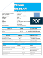 Sintesis Curricular Leydi