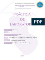 Ley de Hooke y Cambios de Energía Potencial - Unjfsc Ii Ciclo