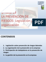 Fol 10 La Prevencion de Riesgos Legislación y Organizacion