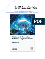 Download Mathematical Methods Of Analytical Mechanics 1St Edition Henri Gouin full chapter