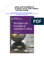 The Failure and Feasibility of Capitalism in Africa 1St Ed 2021 Edition Kenneth Omeje Full Chapter