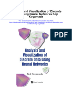 Analysis and Visualization of Discrete Data Using Neural Networks Koji Koyamada Full Chapter