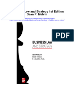 Business Law and Strategy 1St Edition Sean P Melvin Full Chapter