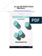 Download Business Law 8Th Edition Ewan Macintyre full chapter