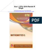 Mathematics 1 Gtu 2018 Ravish R Singh Full Chapter