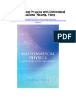 Mathematical Physics With Differential Equations Yisong Yang Full Chapter