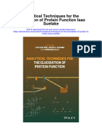 Download Analytical Techniques For The Elucidation Of Protein Function Isao Suetake full chapter