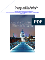 Download Analytic Theology And The Academic Study Of Religion William Wood full chapter