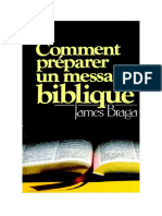 Comment Préparer Un Message Biblique - James Braga