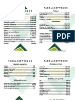 Tabeladepreços Tabeladepreços: "Sabores Que Valem Ouro"