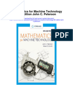 Mathematics For Machine Technology 8Th Edition John C Peterson Full Chapter