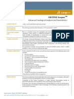 Surpac Geology Advanced Analysis&Geostatistics 3 Days AU