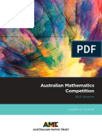 Australian Mathematics Competition 2020 Solutions