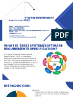 SRS( Systemsoftware requirement specification)