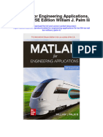 Matlab For Engineering Applications 5E Ise 5Th Ise Edition William J Palm Iii Full Chapter