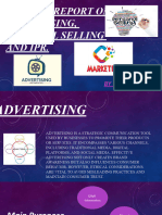 Project Report On Advertising, Personal Selling and Ipr.: by Varun Kumar