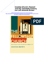 Download The Fellowship Church Howard Thurman And The Twentieth Century Religious Left Amanda Brown full chapter