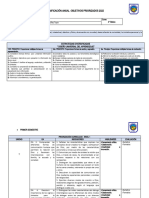 Planificación anual 3° Básico