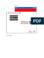 Oracle and Cognos Instal