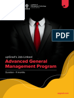 Upgrad Job-Linked Advanced General Management Program