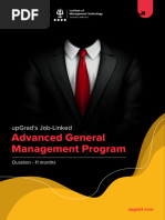 Upgrad Job-Linked Advanced General Management Program