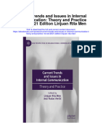 Current Trends and Issues in Internal Communication Theory and Practice 1St Ed 2021 Edition Linjuan Rita Men Full Chapter