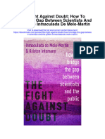 Download The Fight Against Doubt How To Bridge The Gap Between Scientists And The Public Inmaculada De Melo Martin full chapter