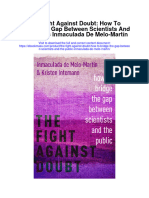 The Fight Against Doubt How To Bridge The Gap Between Scientists and The Public Inmaculada de Melo Martin Full Chapter