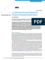 Curated Benchmark Dataset For Ultrasound Based Breast Lesion Analysis