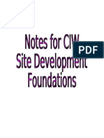 CIW Site Dev Ques & Answ