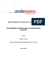 19 Procedimiento Seguro para La Operación de Guadaña