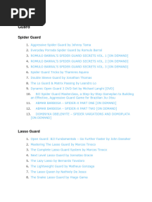 All BJJ and Grappling Instructionals Sorted
