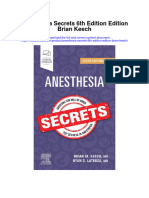 Download Anesthesia Secrets 6Th Edition Edition Brian Keech full chapter