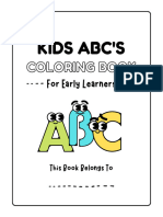  Kids Coloring Interior - ABCs - 8.5x11