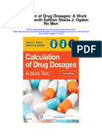 Download Calculation Of Drug Dosages A Work Text 10E Tenth Edition Sheila J Ogden Rn Msn full chapter