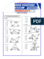 Ejercicios de Lineas Notables para Cuarto de Secundaria