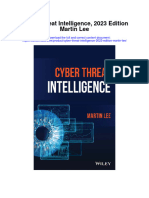 Cyber Threat Intelligence 2023 Edition Martin Lee Full Chapter