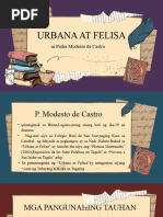 Pagsusulatan Nang Dalauang Binibini Na Si Urbana at Ni Feliza | PDF