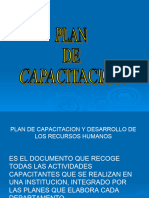 Plan de Capacitacion