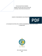 A Utilização Dos Rpas Pelo Corpo de Bombeiros Um Estudo Sobre a Viabilidade