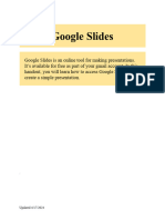 Google Slides Cheat Sheet | PDF | Art | Computers