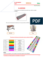 Xilófono Iniciación y Canción