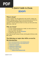 A Quick Guide To Zoom