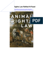 Animal Rights Law Raffael N Fasel Full Chapter