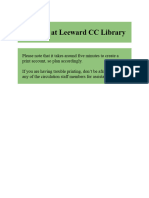 Printing at Leeward CC Library: Resource K