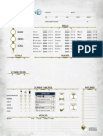 Warhammer Age of Sigmar Roleplay - Soulbound - Character Sheet - Fillable