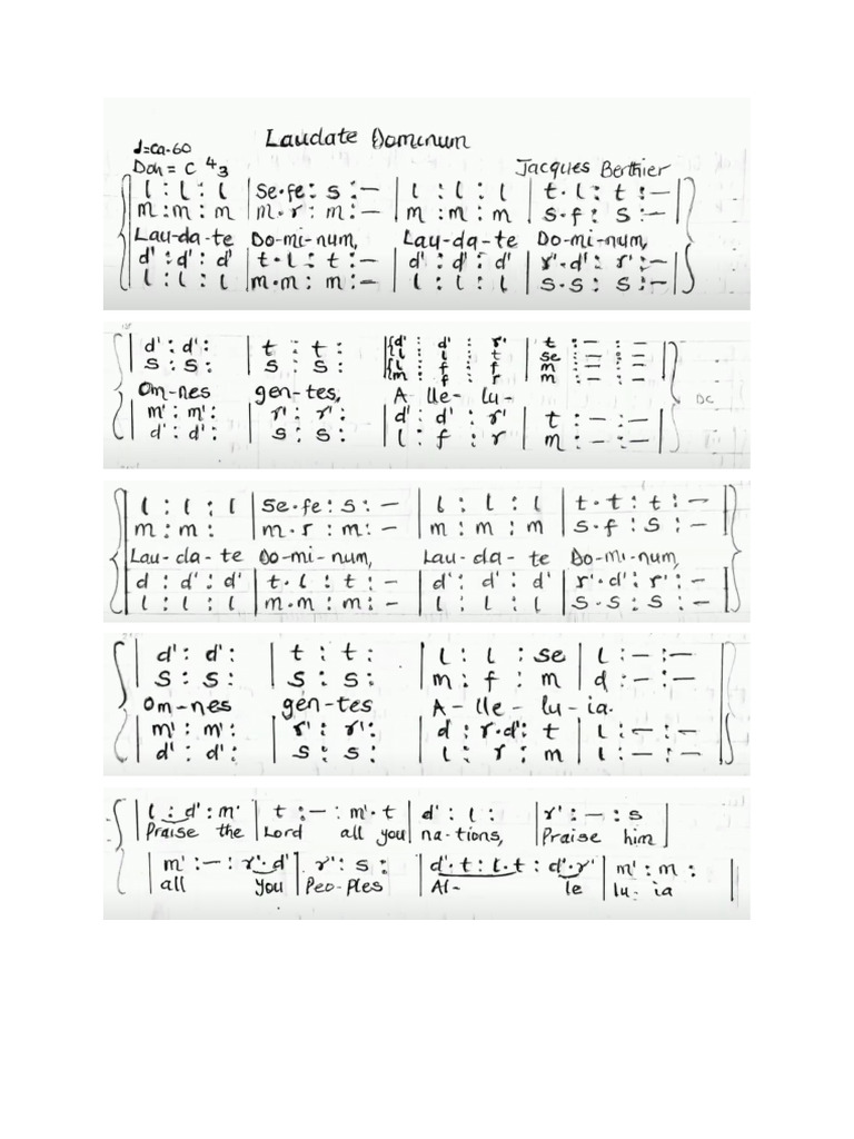 Laudate Dominum | PDF