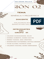 Kinésica y Proxémica Infografia